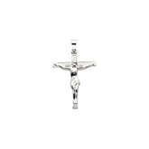 Sterling Silver 24.5x19.2 mm Crucifix Pendant